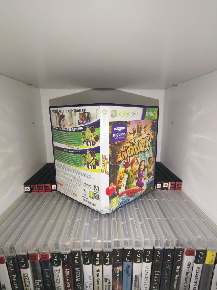 Xbox 360- kinect adventures اوروبي-كامل)