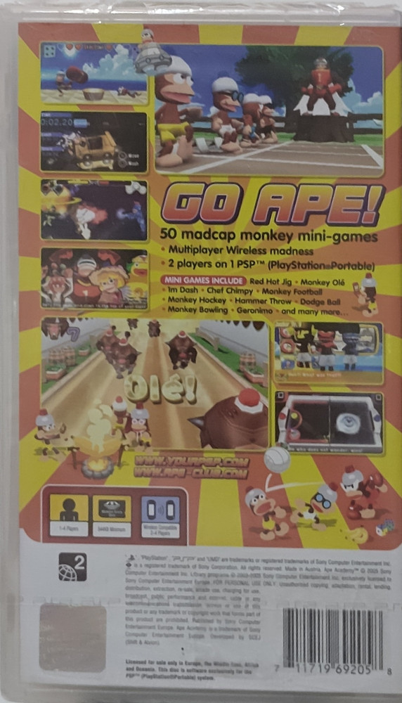 Psp - APE ACADEMY (اوروبي-بغلاف المصنع)