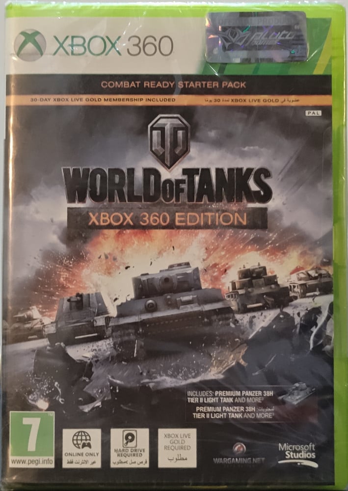 Xbox 360 - World of tanks (اوروبي-بغلاف المصنع)