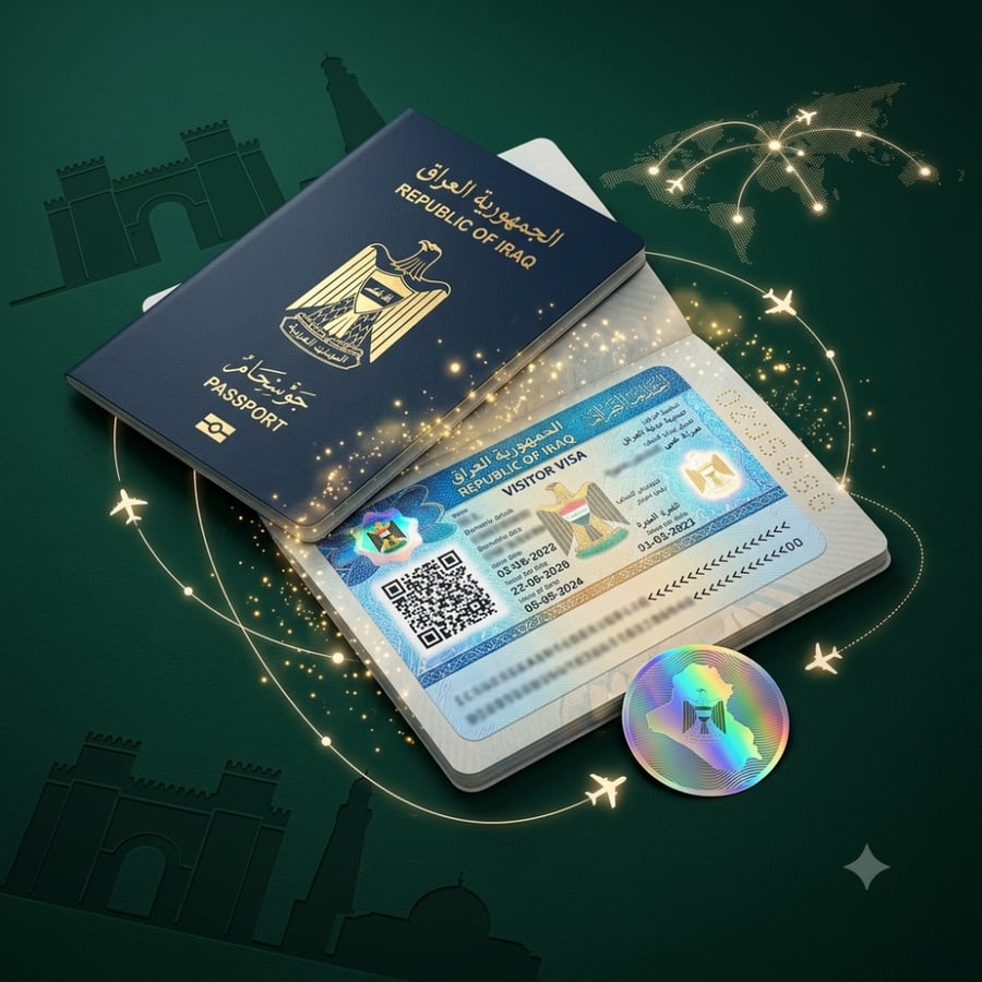 خدمة التقديم على تأشيرة / سمة دخول العراق (الالكترونية)