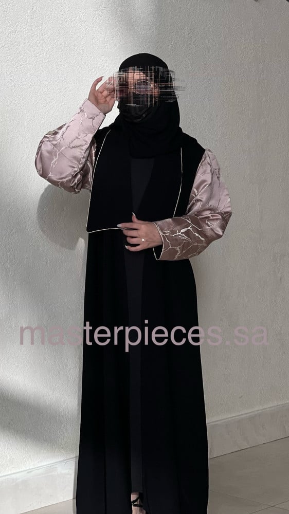 قماش الراقيه مع ياقه وكم بف تفته