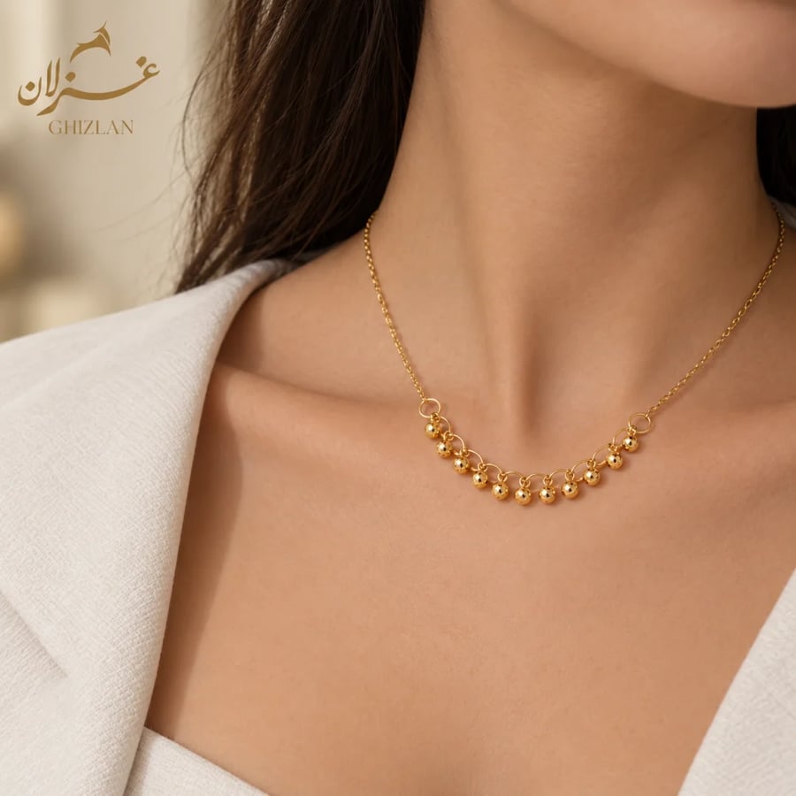 عقد الدوريكا ذهب عيار 21