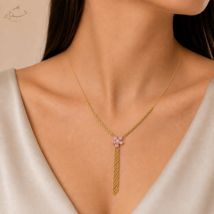 سلسلة ذهب إيطالي عيار 18 بتصميم كلاسيكي متين