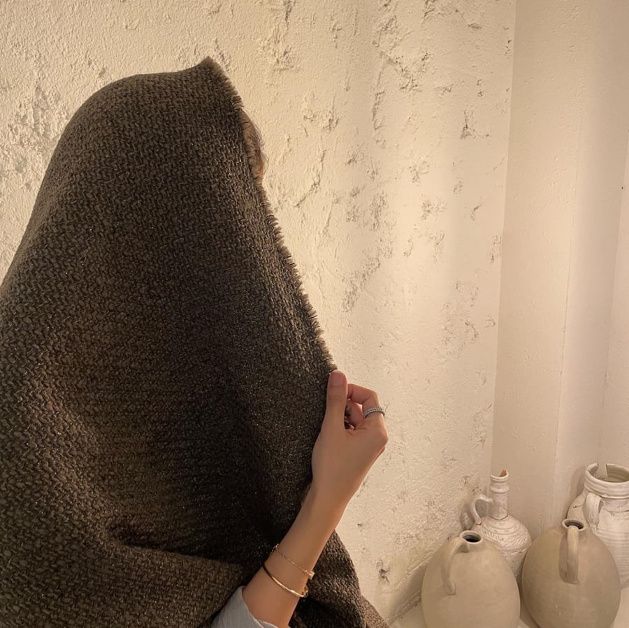 صوف ايطالي بني