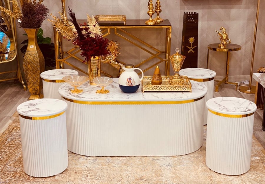 طقم طاولات كنب