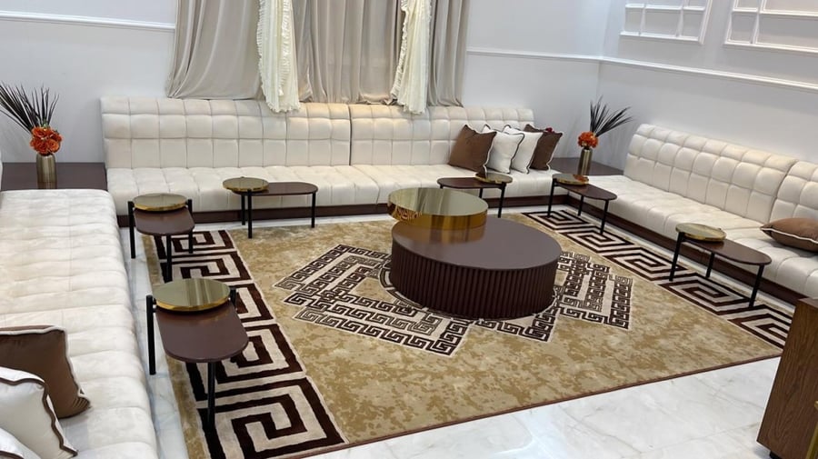 طقم طاولات ارضيه 7 قطع