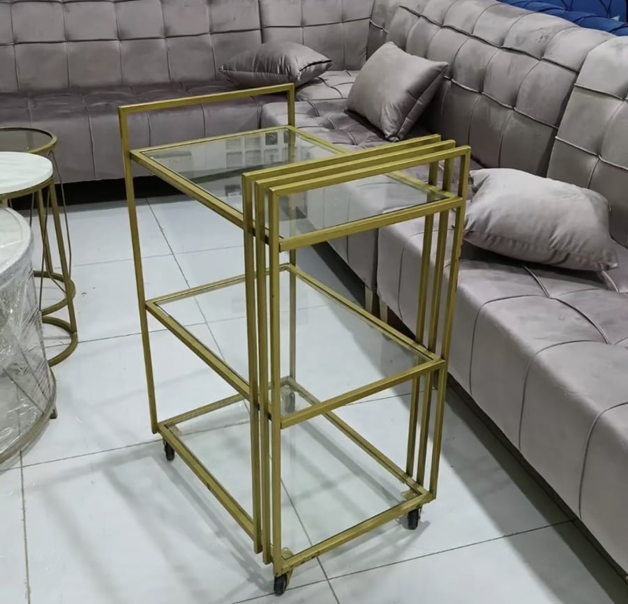 عربة تقديم 3 أدوار