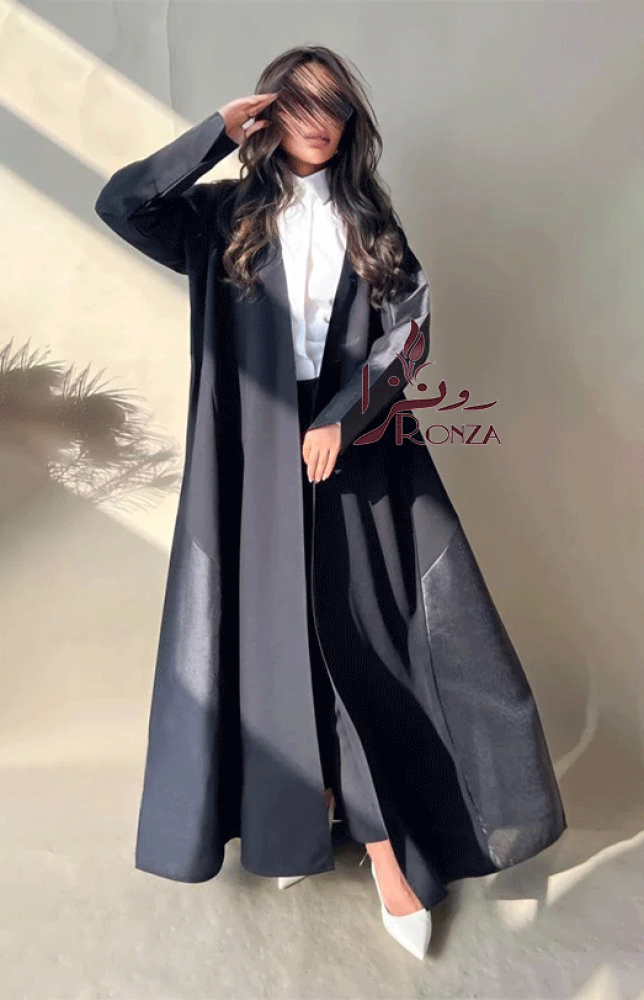 عباية تفتة بتصميم أنيق وانسيابي