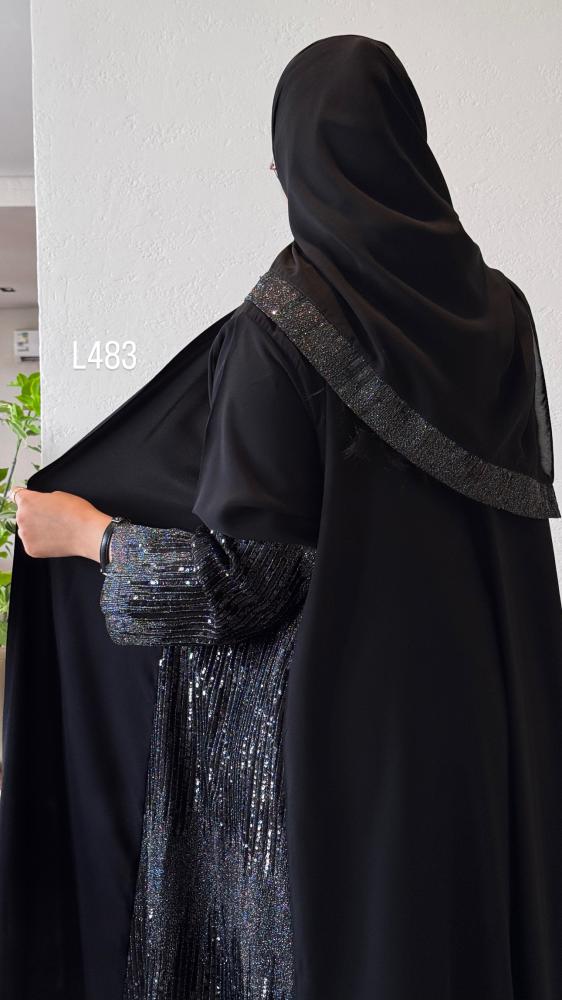 عباية كريب سبشل تطريز كمبيوتر قصة عادية