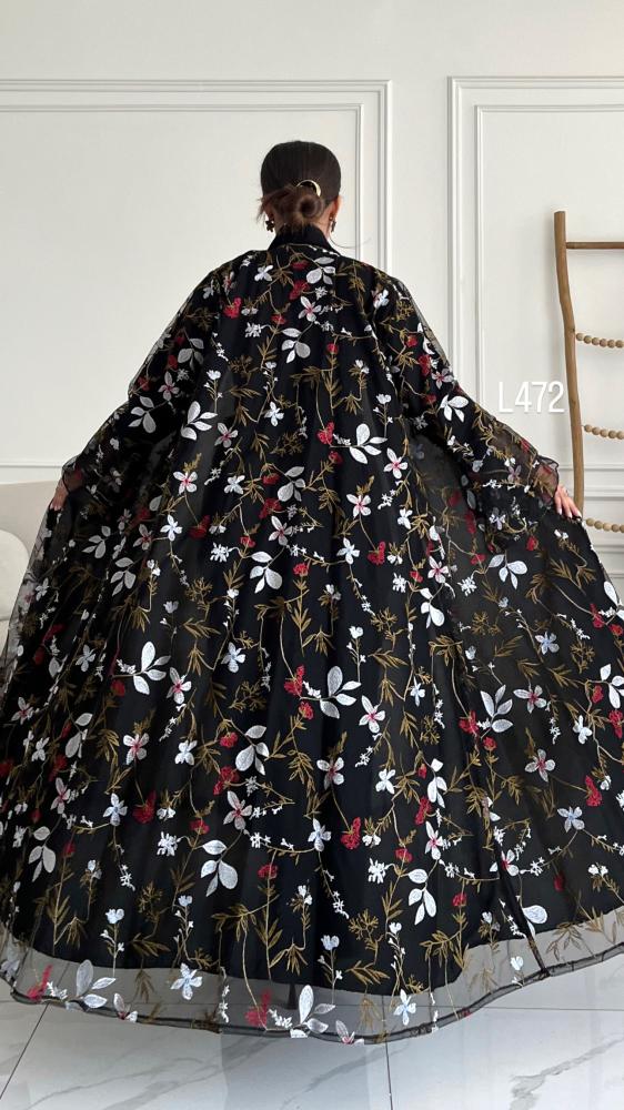 عباية تل مبطنة تطريز كمبيوتر قصة عادية ستريت