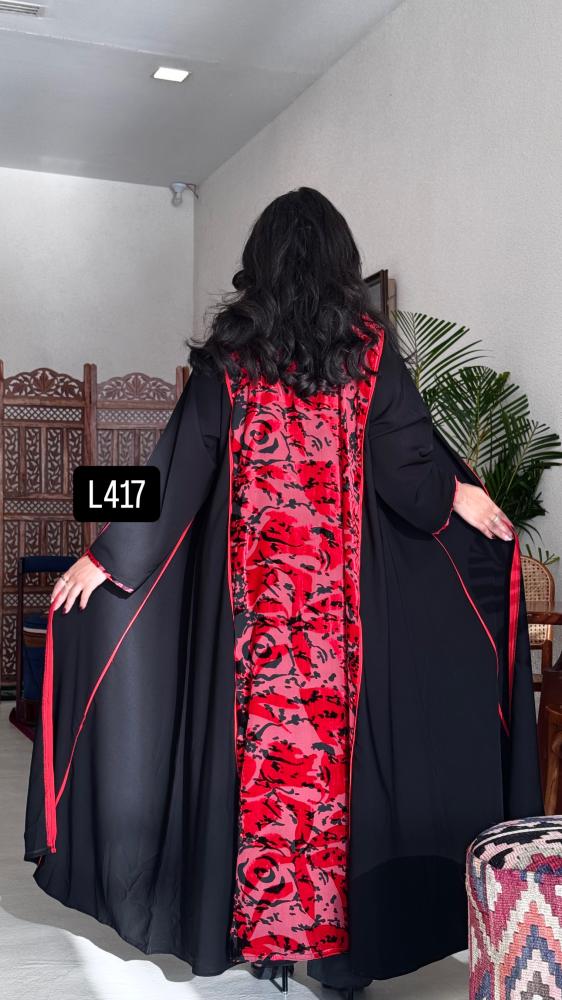 عباية كريب سبشل تطريز كمبيوتر قصة عادية ستريت