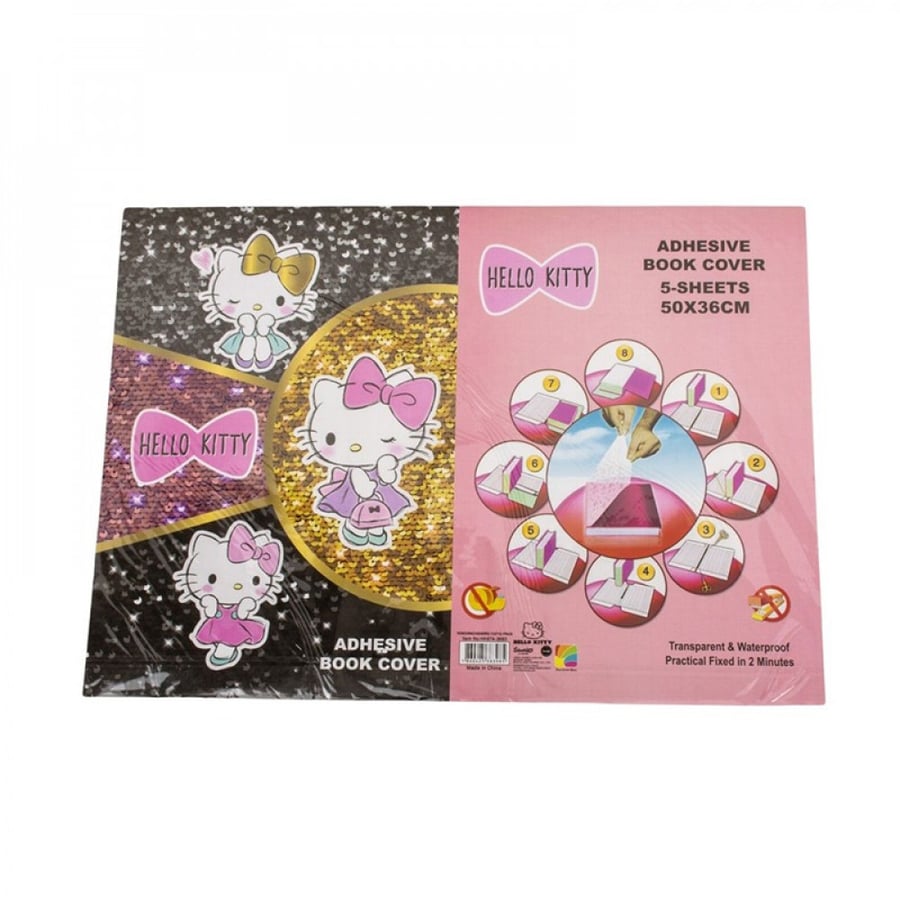 تجاليد هيلوكيتي 5 حبات – مقاس 36 * 50 سم Hello Kitty Book Cover