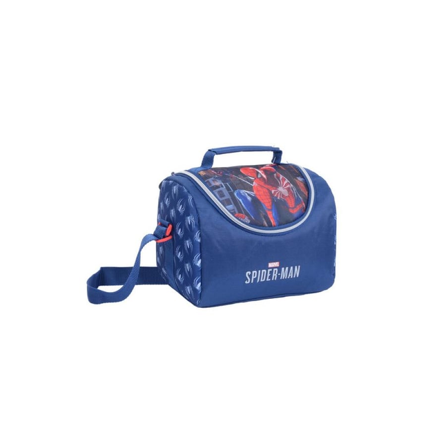 Spider-Man lunch bag character navy