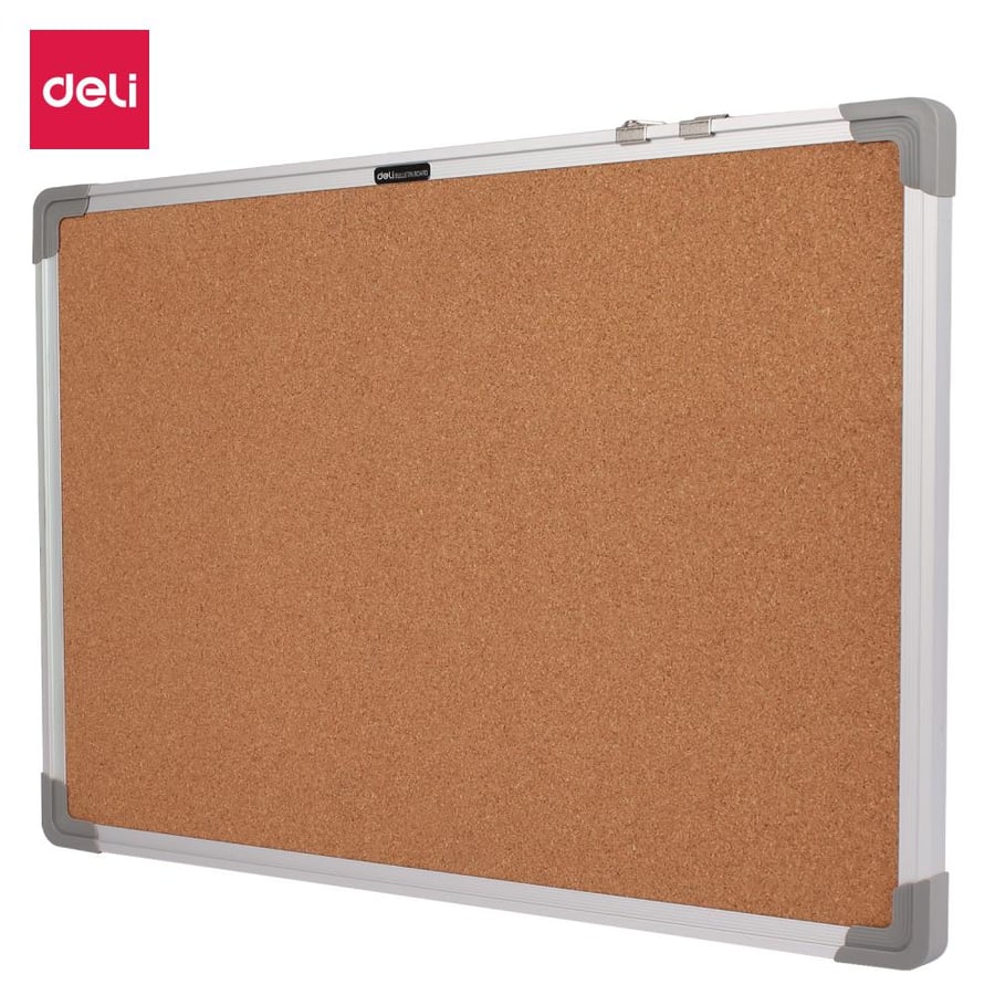 Daily notice board with aluminum frame (600 × 900 mm), hard board, for use at home, office, and classrooms