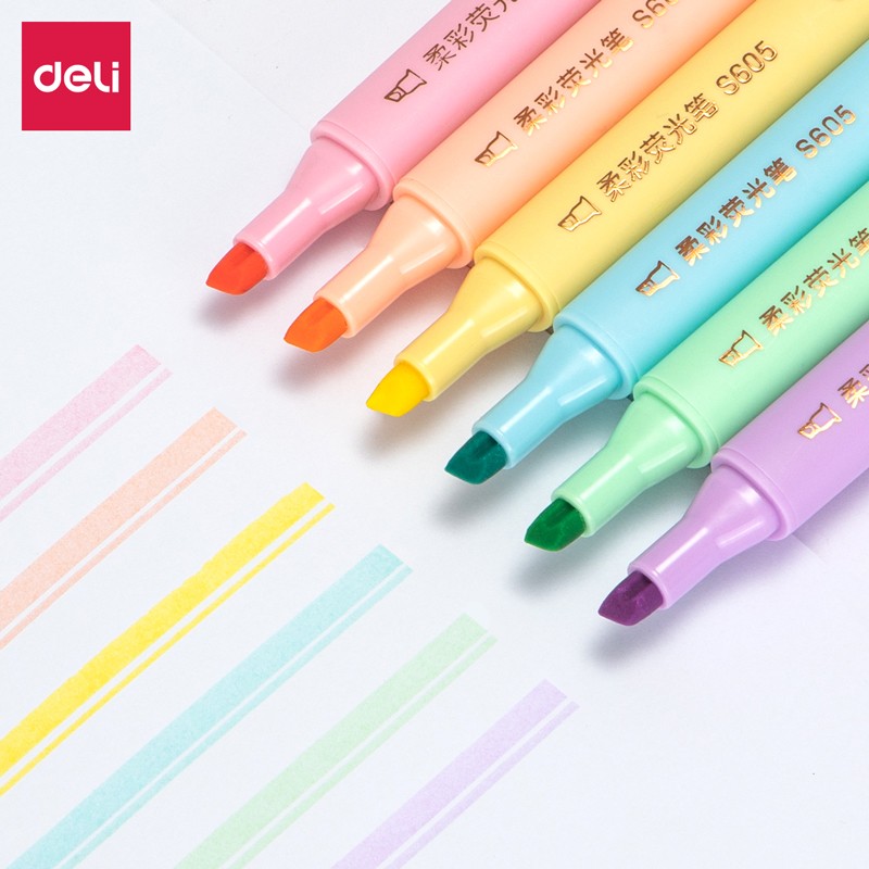 Daily pen set 6 color highlighting