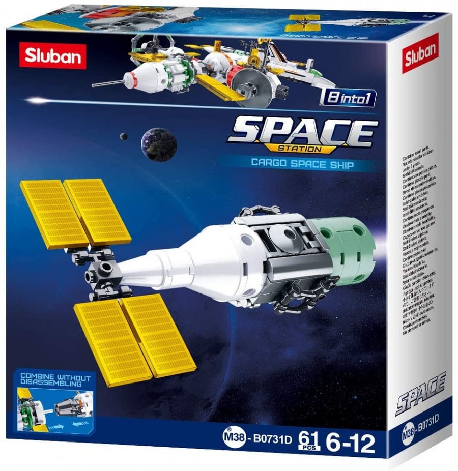 Sluban International Space Station Assembly Parts 8 in 1