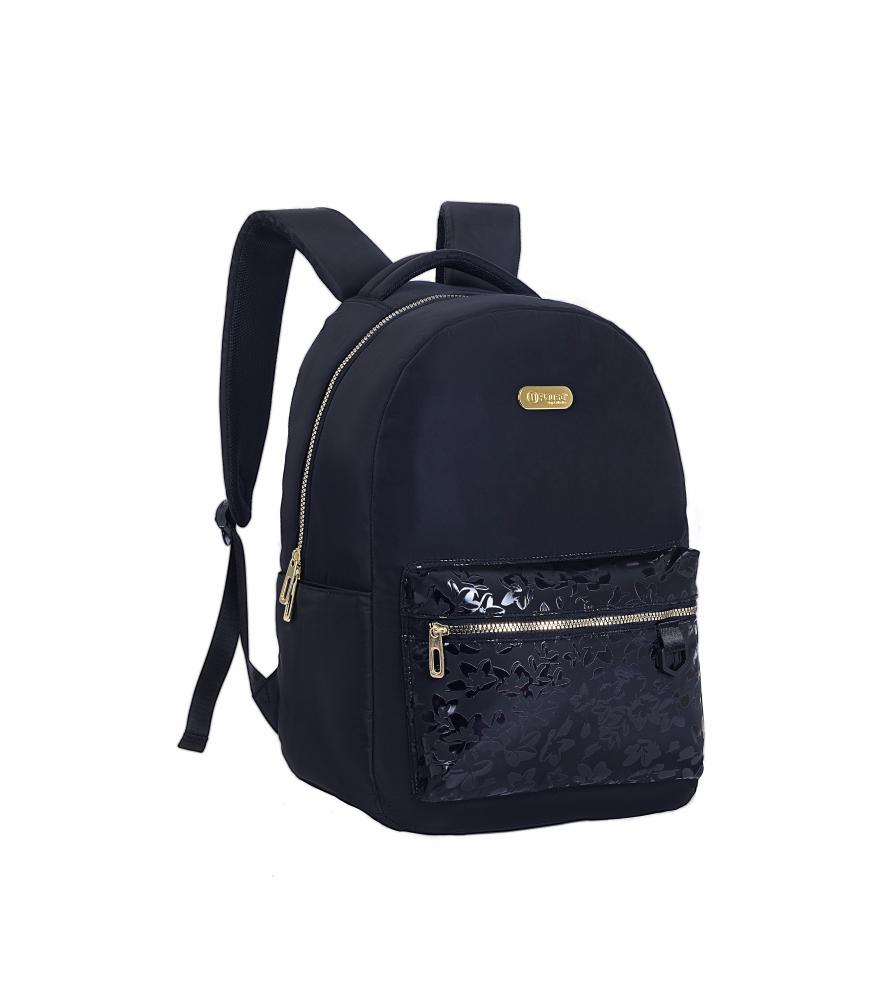 Bag backpack 17" with black striped patterns