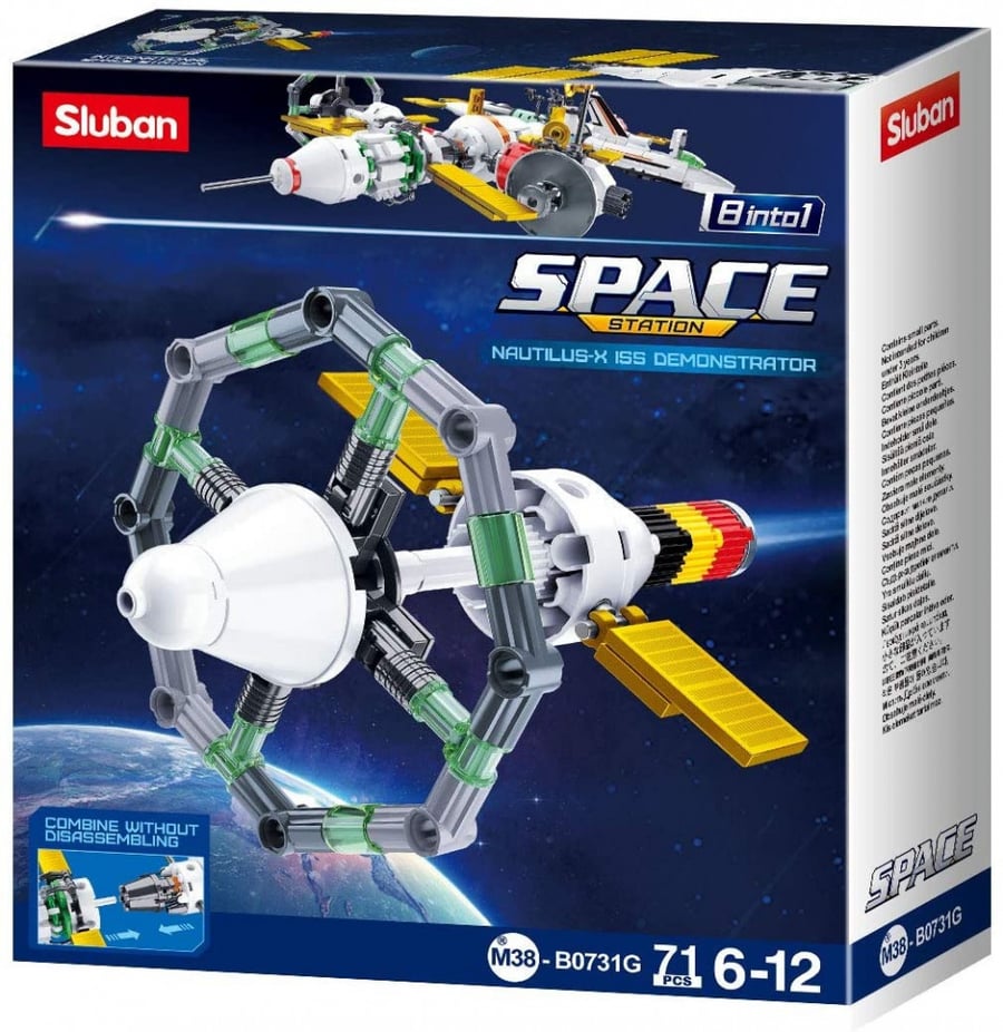 Sluban International Space Station Assembly Parts 8 in 1