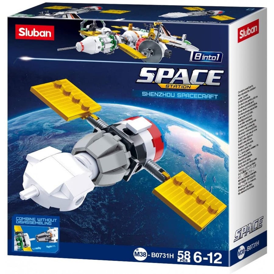 Sluban International Space Station Assembly Parts 8 in 1