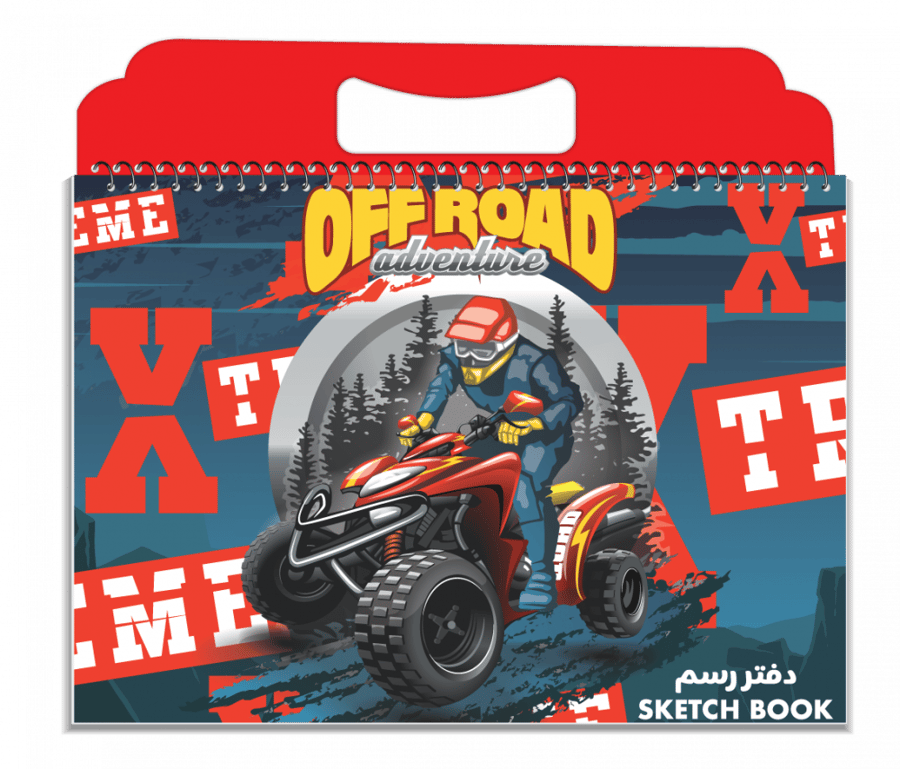 Large plastic drawing notebook for boys