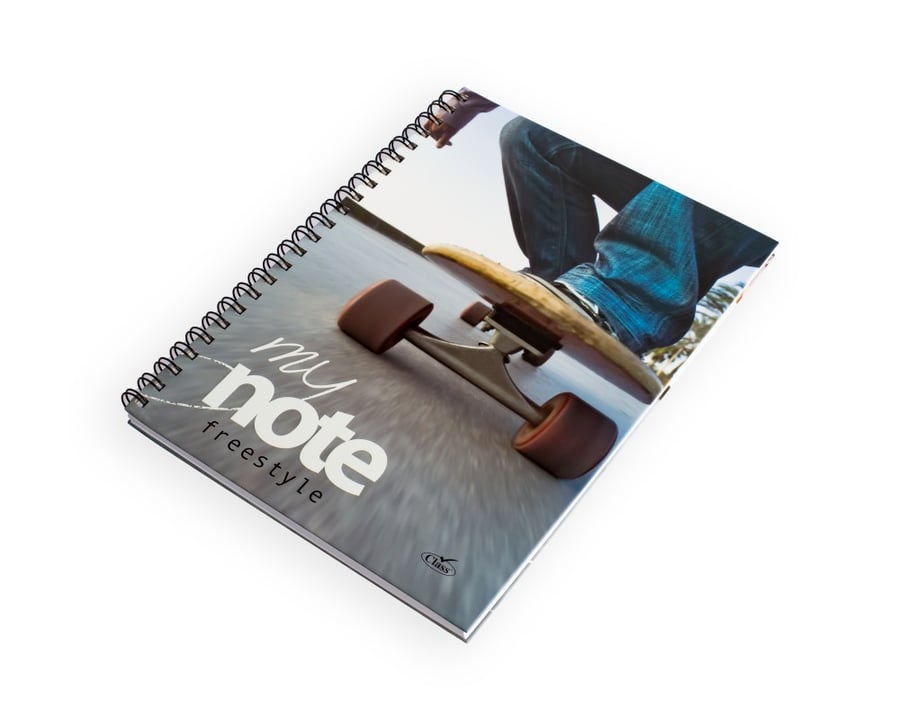 Class A4 wire squared notebook, ideal for charts, tables, and note-taking, 100 sheets - various shapes