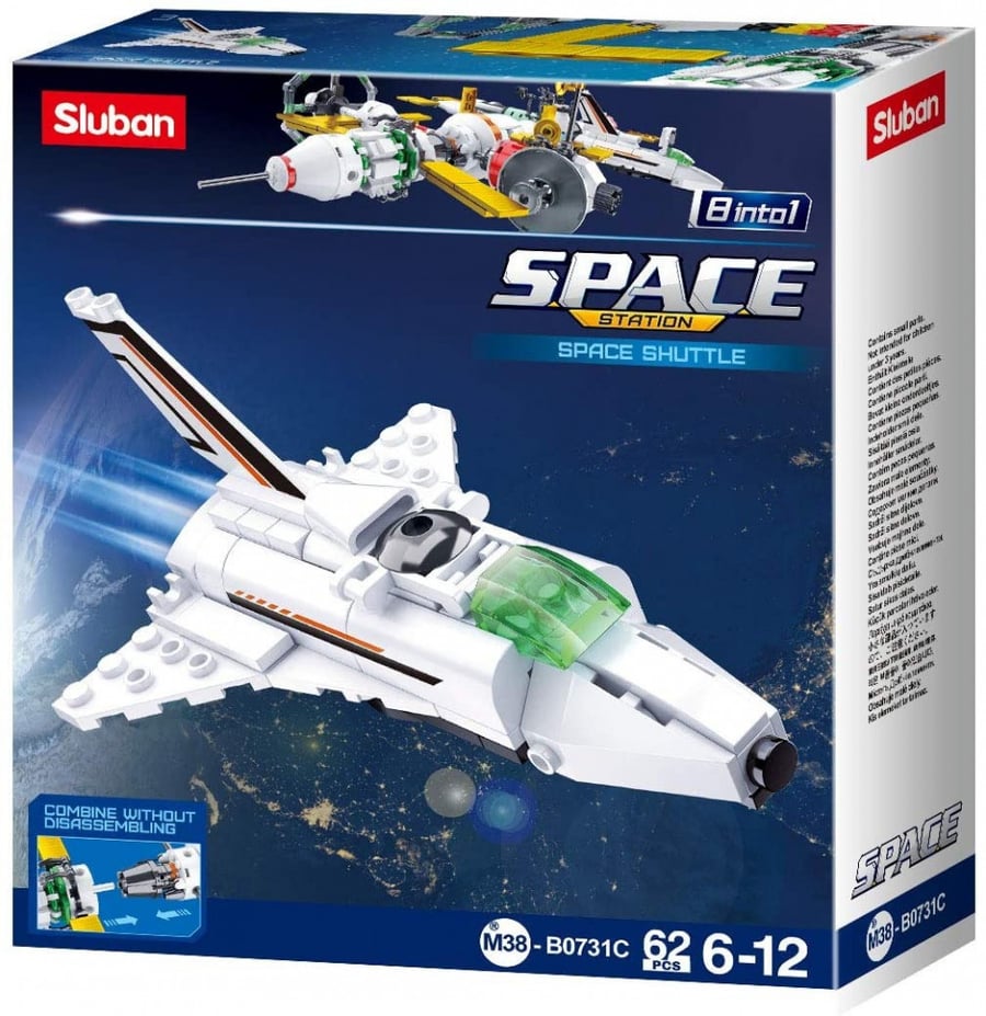 Sluban International Space Station Assembly Parts 8 in 1