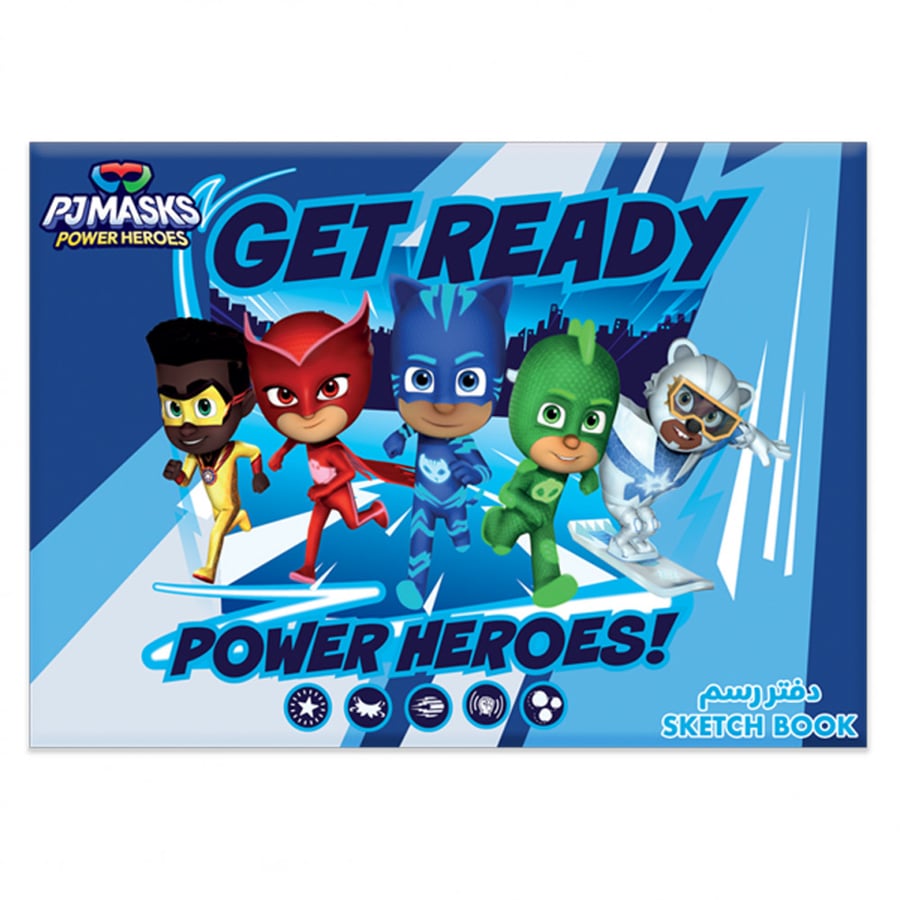 PG Mask drawing notebook, A4 (210 × 297 mm), 20 sheets, for drawing, coloring, and writing, the best gift for girls and boys