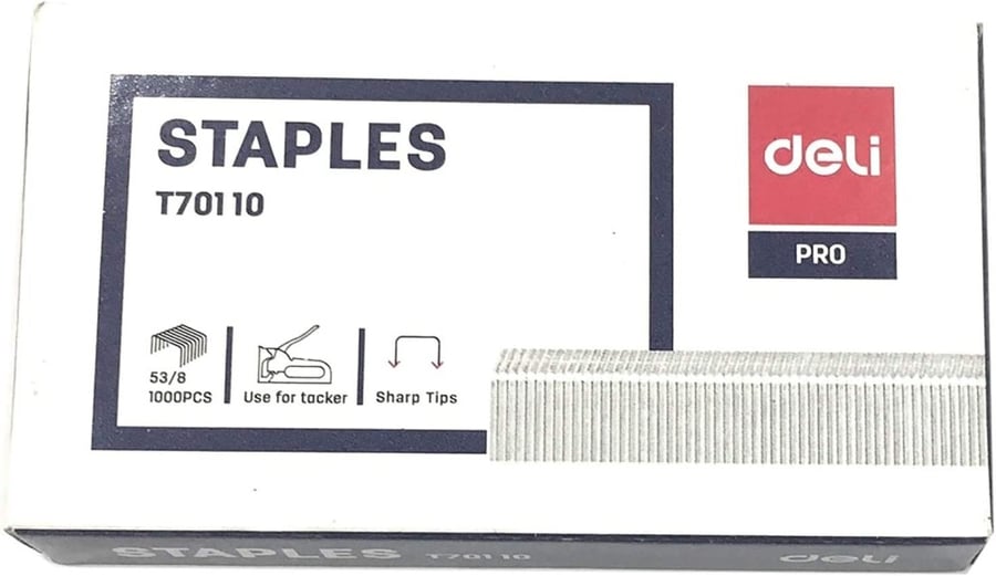 Daily pins heavy-duty stapler 53/8 pack of 1000 pieces, for repairing furniture, wood, doors