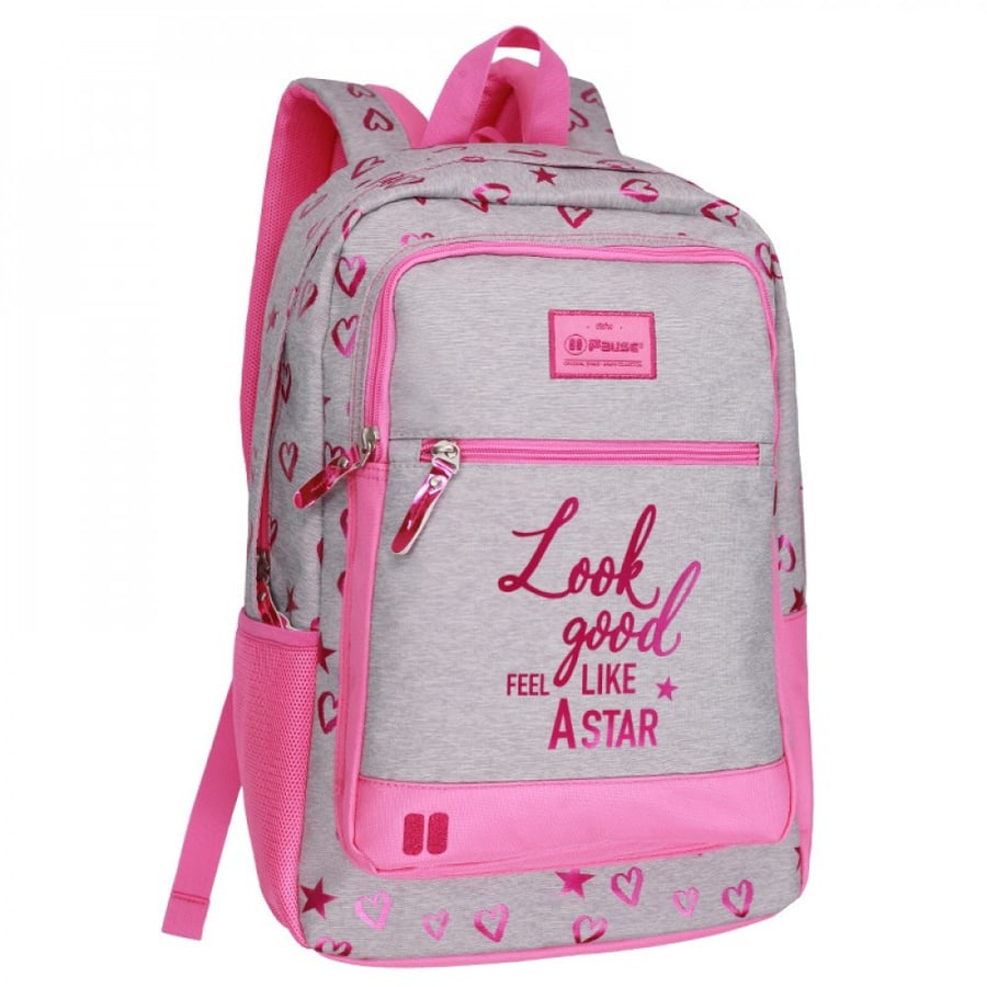 شنطة ظهر 17.5 انش رمادي - بوز Pause Backpack