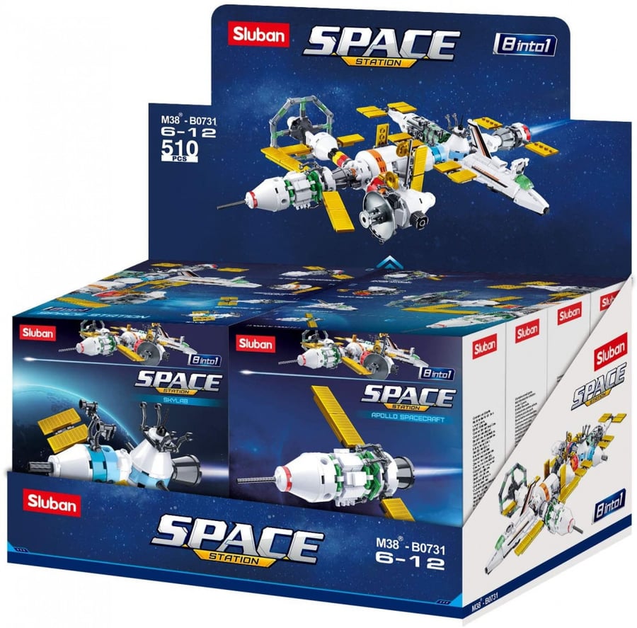 Sluban International Space Station Assembly Parts 8 in 1