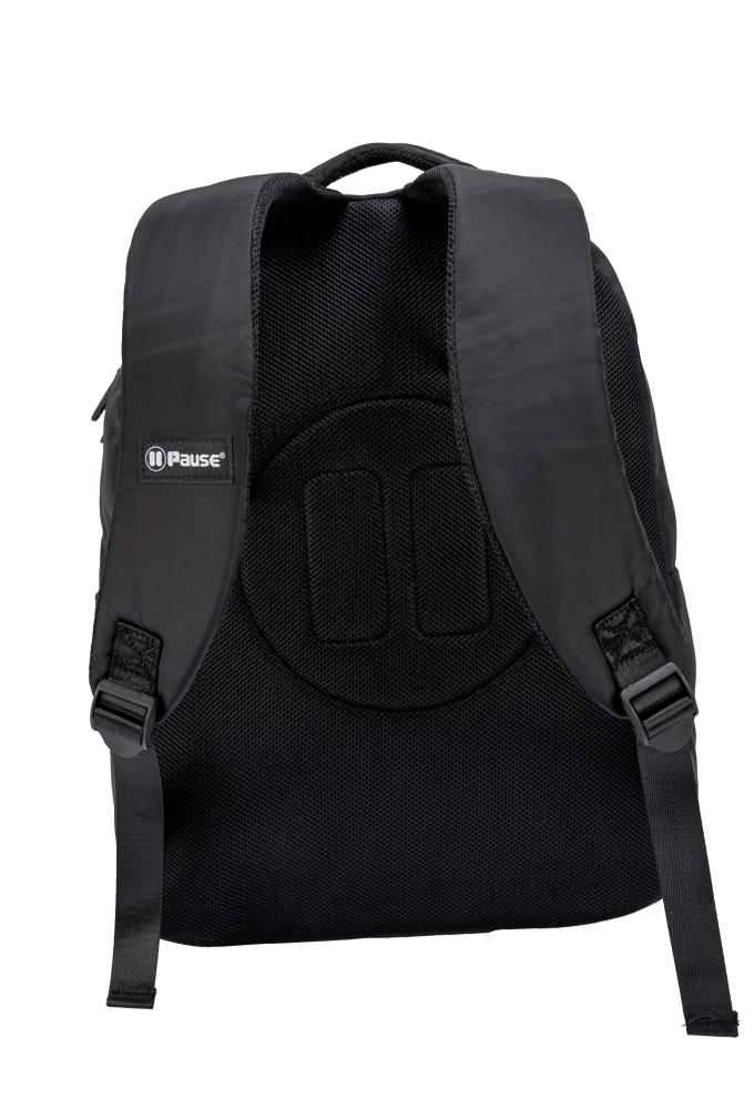 4 in 1 17-inch backpack set – black flowers