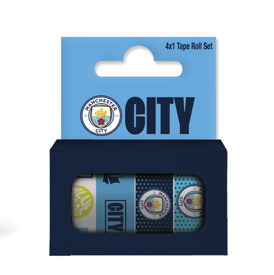 رول ملصقات مانشستر سيتي (MANCHESTER CITY) – ملصقات رائعة وملونة للمدرسة، الواجبات، والمشاريع الإبداعية