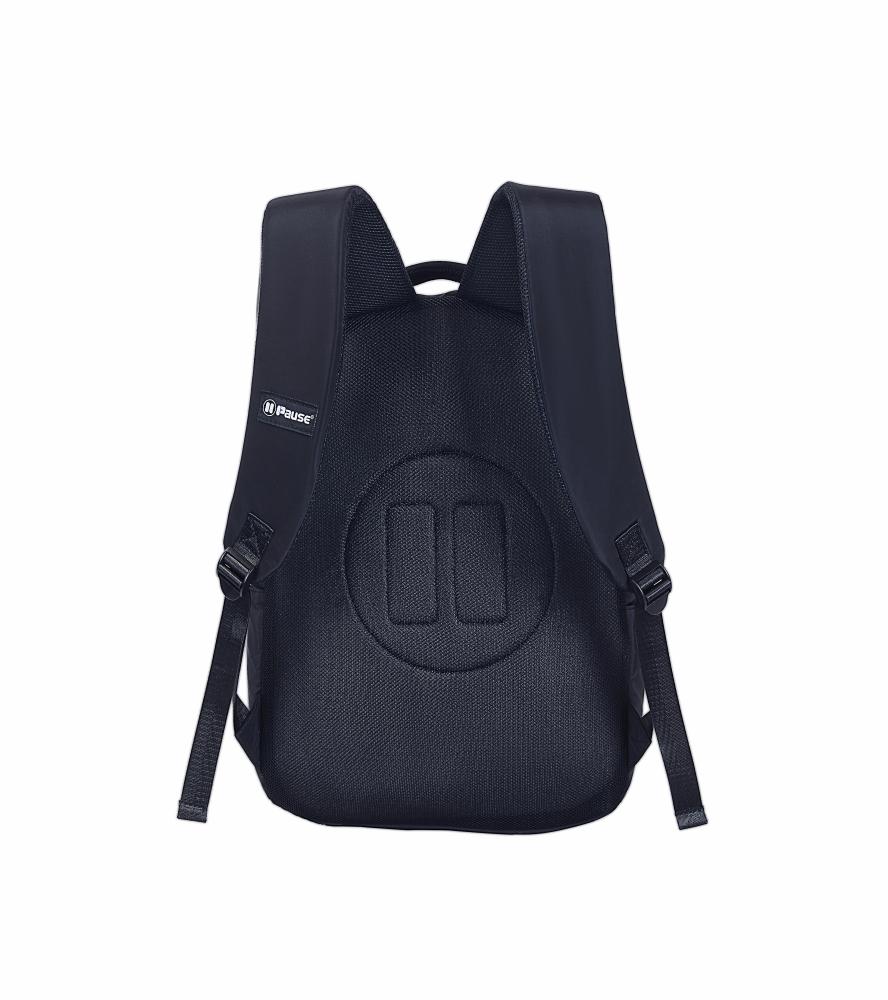 Bag backpack 17" with black striped patterns