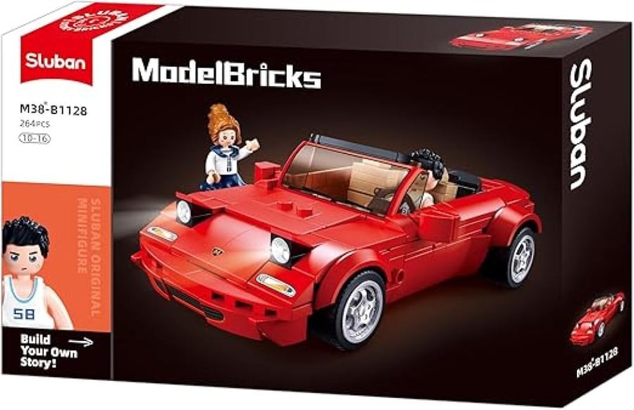 سلوبان سيارة MX5 رياضية 264 قطعة أحمر 10+
