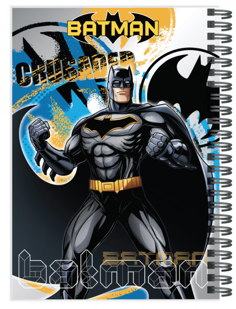 Batman - glossy plastic notebook 80 pages A5