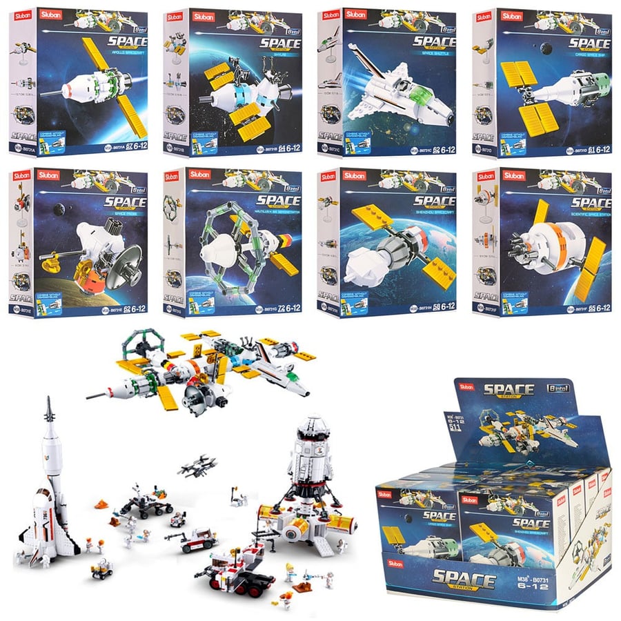 Sluban International Space Station Assembly Parts 8 in 1