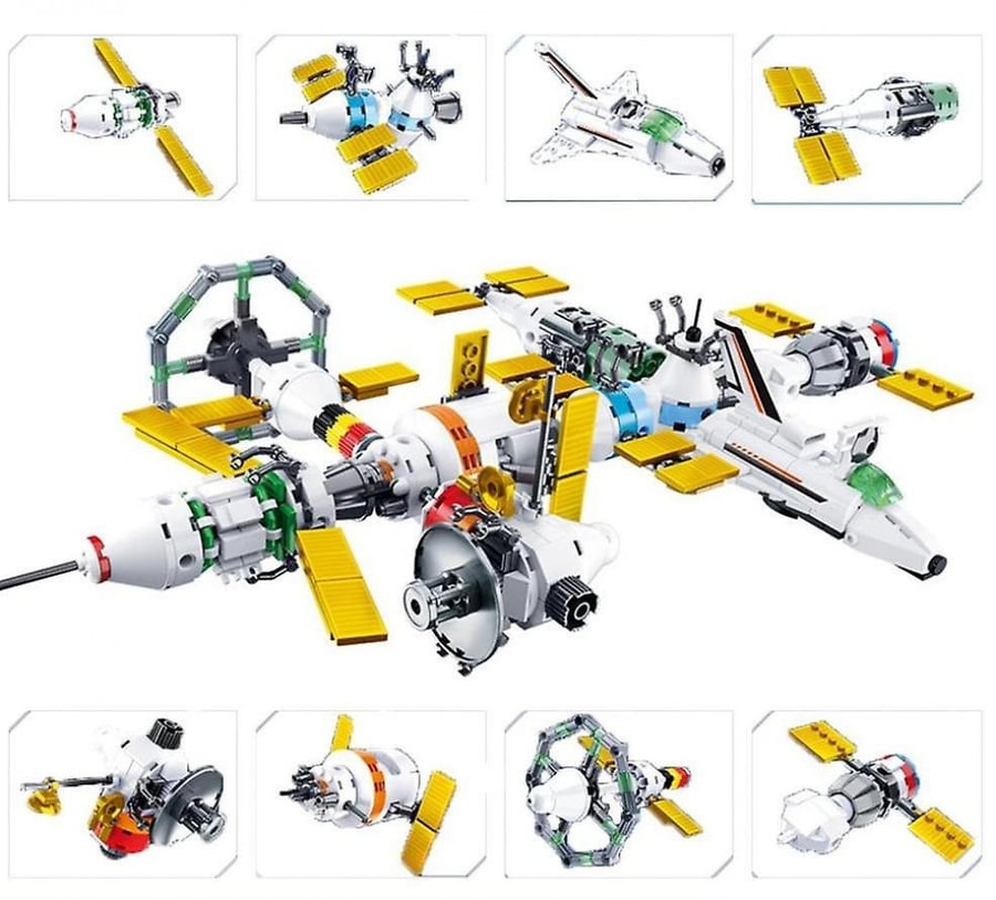 Sluban International Space Station Assembly Parts 8 in 1