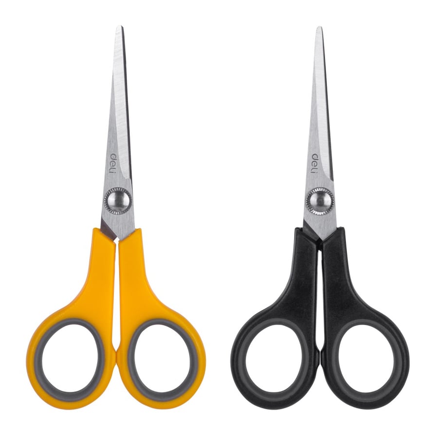 Daily scissors 140 mm, comfortable handle - various colors