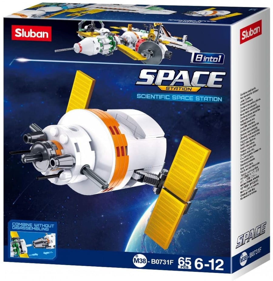 Sluban International Space Station Assembly Parts 8 in 1