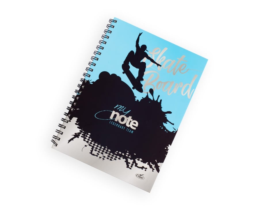 Class A4 wire squared notebook, ideal for charts, tables, and note-taking, 100 sheets - various shapes