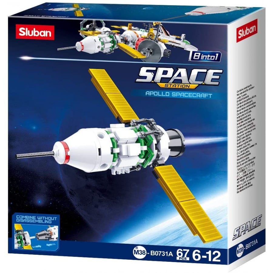 Sluban International Space Station Assembly Parts 8 in 1