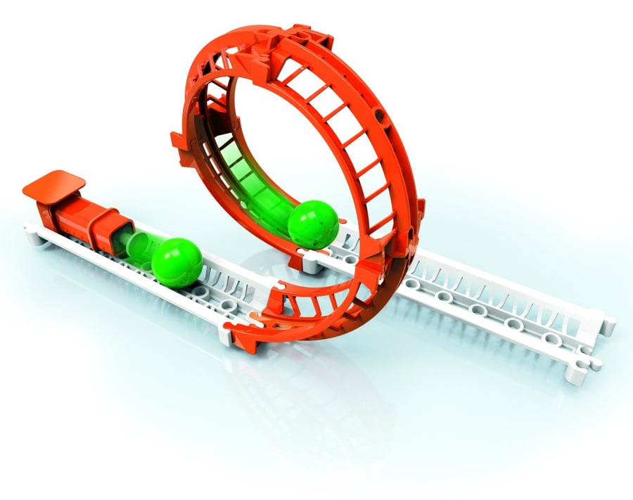 The game of moving the circular balls
