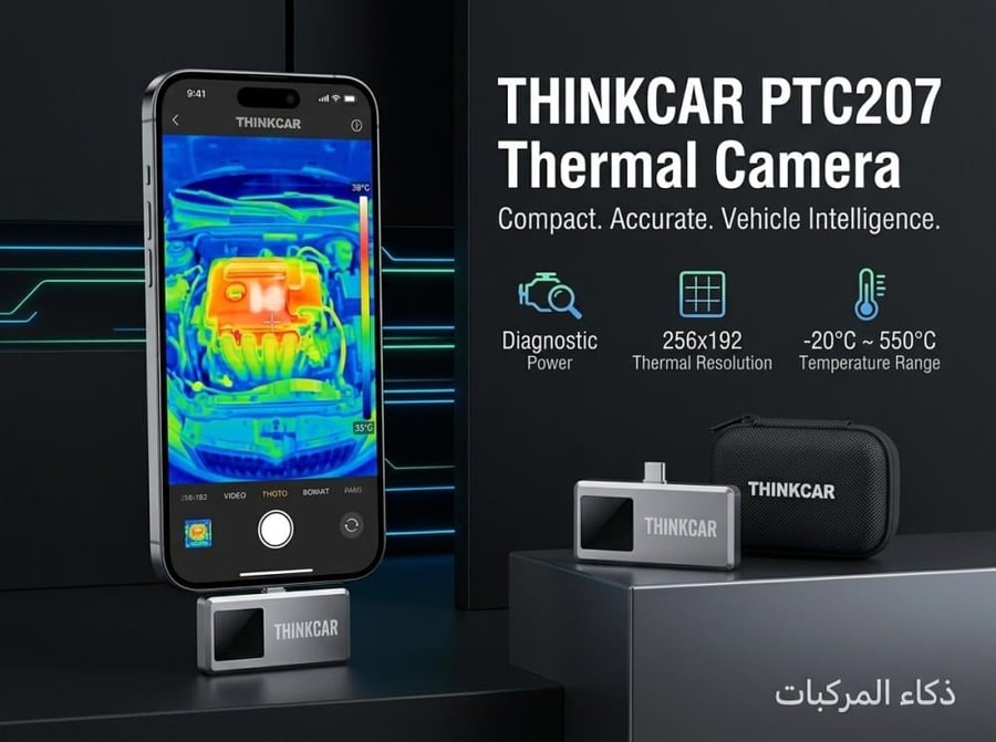 كاميرا ثينك كار الحرارية THINKCAR PTC207 للفحص الحراري – USB-C