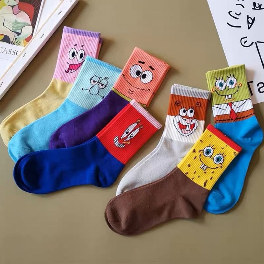 جوارب شخصيات سبونج بوب