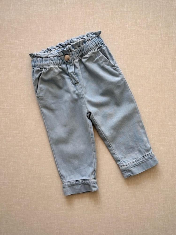 Light denim pants