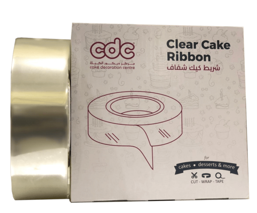 شريط كيك شفاف ارتفاع 4 سم
