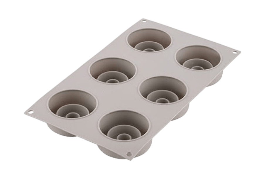 Silicone Mould N.6" 73 H 30 Mm Grey