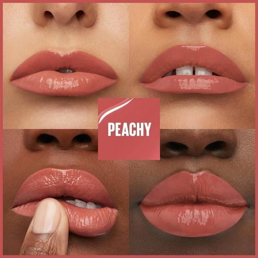 ميبلين سوبر ستاي فينيل انك احمر شفاه سائل (Peachy) 15