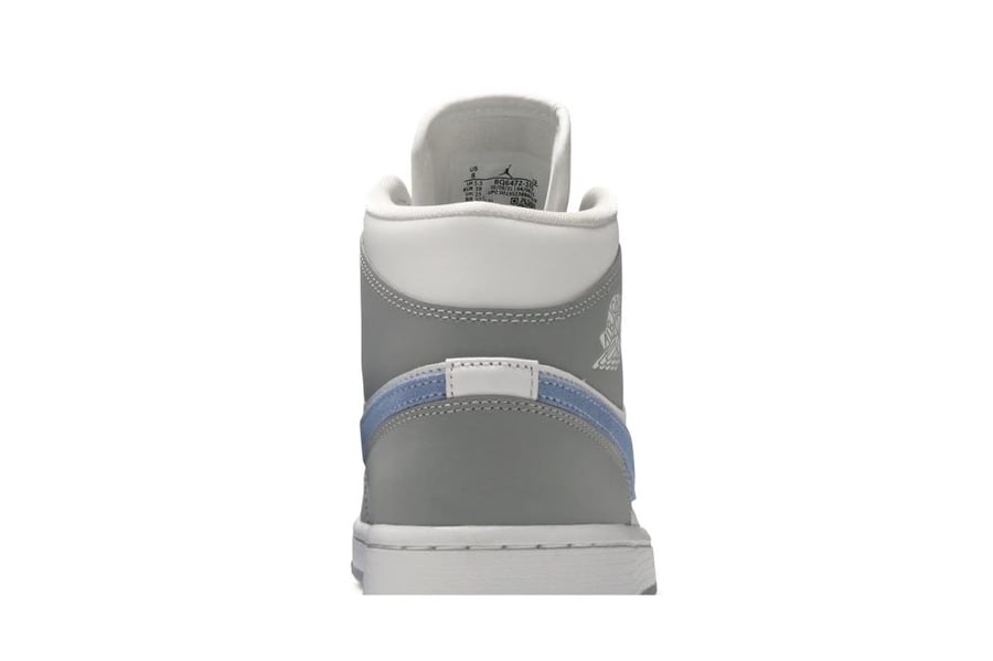 Wmns Air Jordan 1 Mid 'Wolf Grey Aluminum'