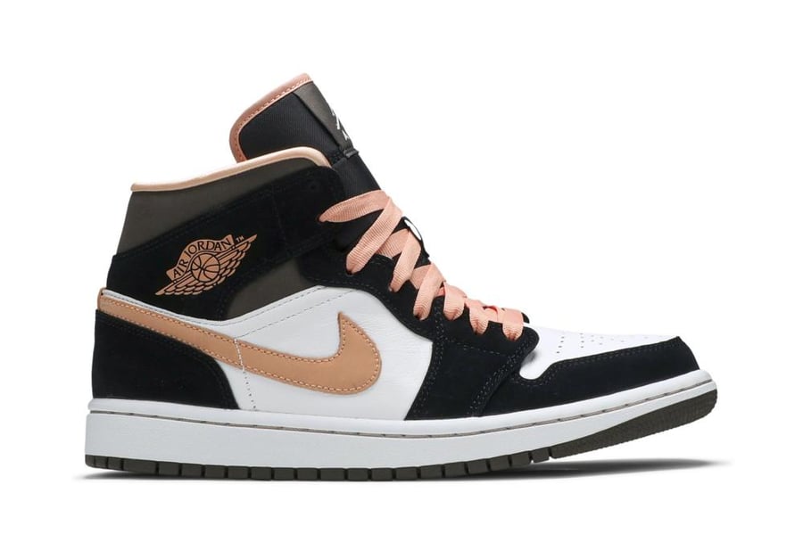 Wmns Air Jordan 1 Mid SE 'Peach Mocha'